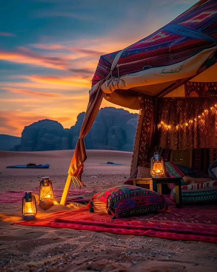 خيمة بدوية في البتراء